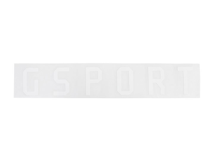 GSPORT Rim Sticker (Die-Cut) -White-