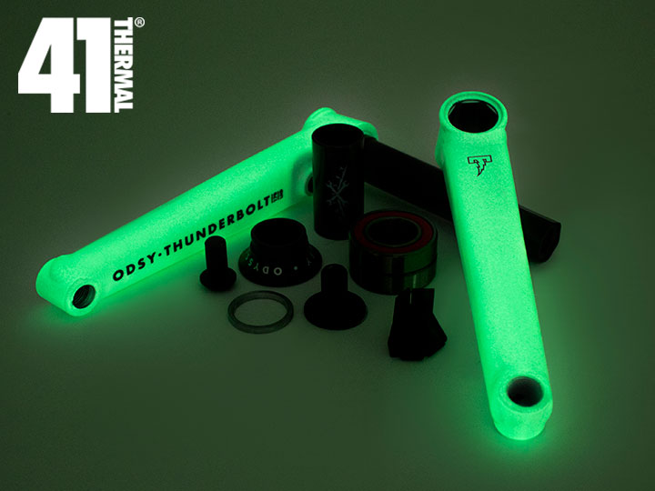 [41-Thermal® 20th] ODYSSEY THUNDERBOLT PLUS CRANKS -Glow in the Dark- 170mm