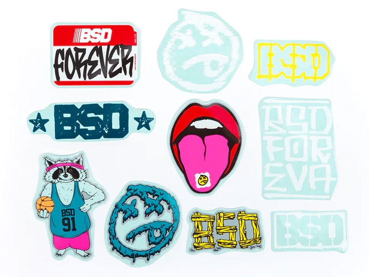 [New] BSD STICKERS (10 pack)