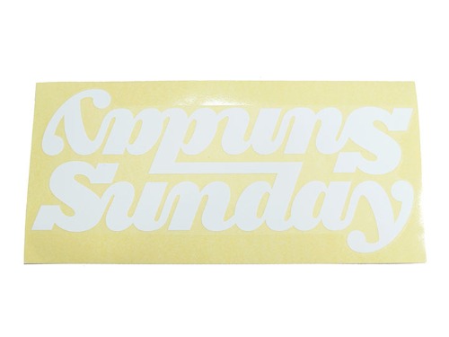 [Restock] SUNDAY BIG CLASSY CONNECTED DT DECAL - WHITE