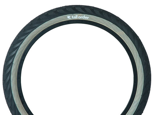 TALL ORDER WALLRIDE TYRE -Black With Tan Sidewall 2.3&quot;-
