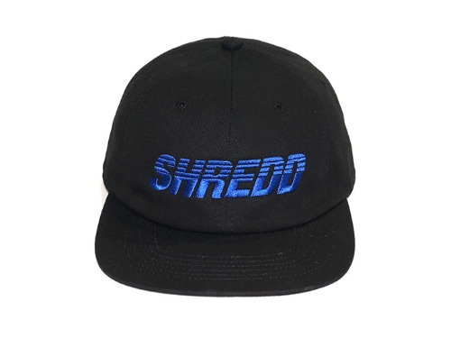SHREDD 6 PANEL CAP V3 -Black-