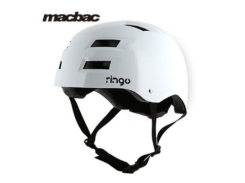 MACBAC RINGO 맥백 링고 BMX 헬멧 -유광 화이트- [L (55~58cm)]