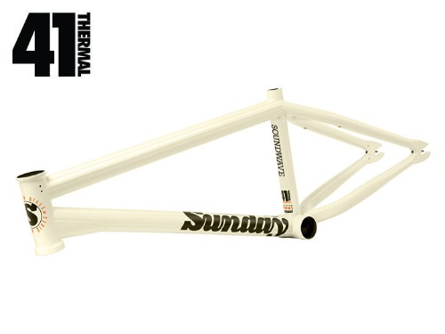 SUNDAY SOUNDWAVE V3 BMX FRAME (41-Thermal®) -Classic White [20.5&quot; (조기품절) / 20.75&quot; (조기품절) / 21&quot;TT]