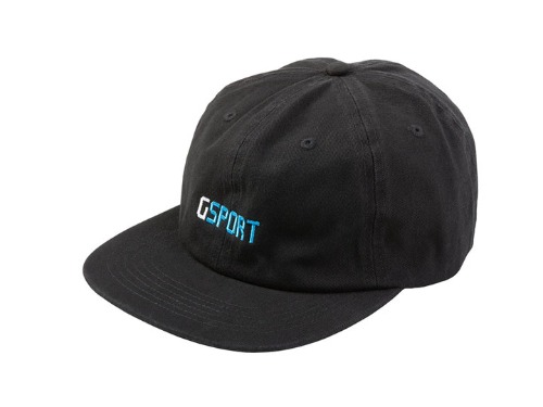 GSPORT BRAND UNSTRUCTURED HAT Black with White/Blue